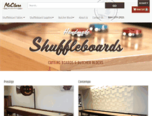 Tablet Screenshot of mccluretables.net